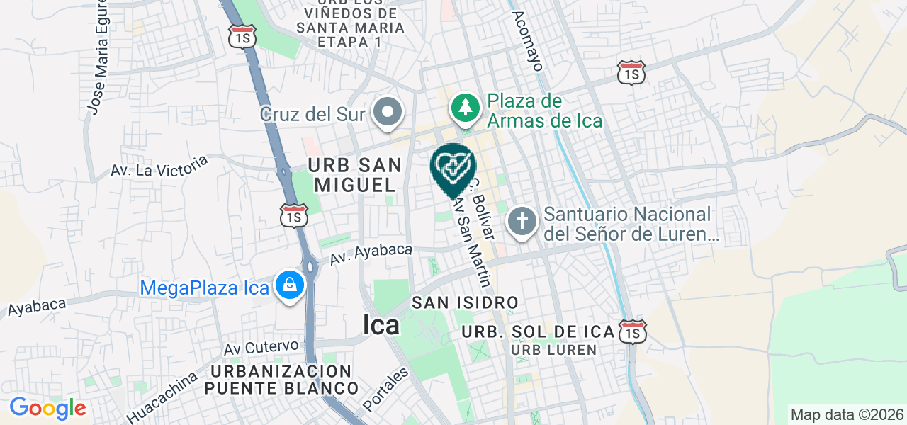 Mapa de Centro Medico los Cerezos