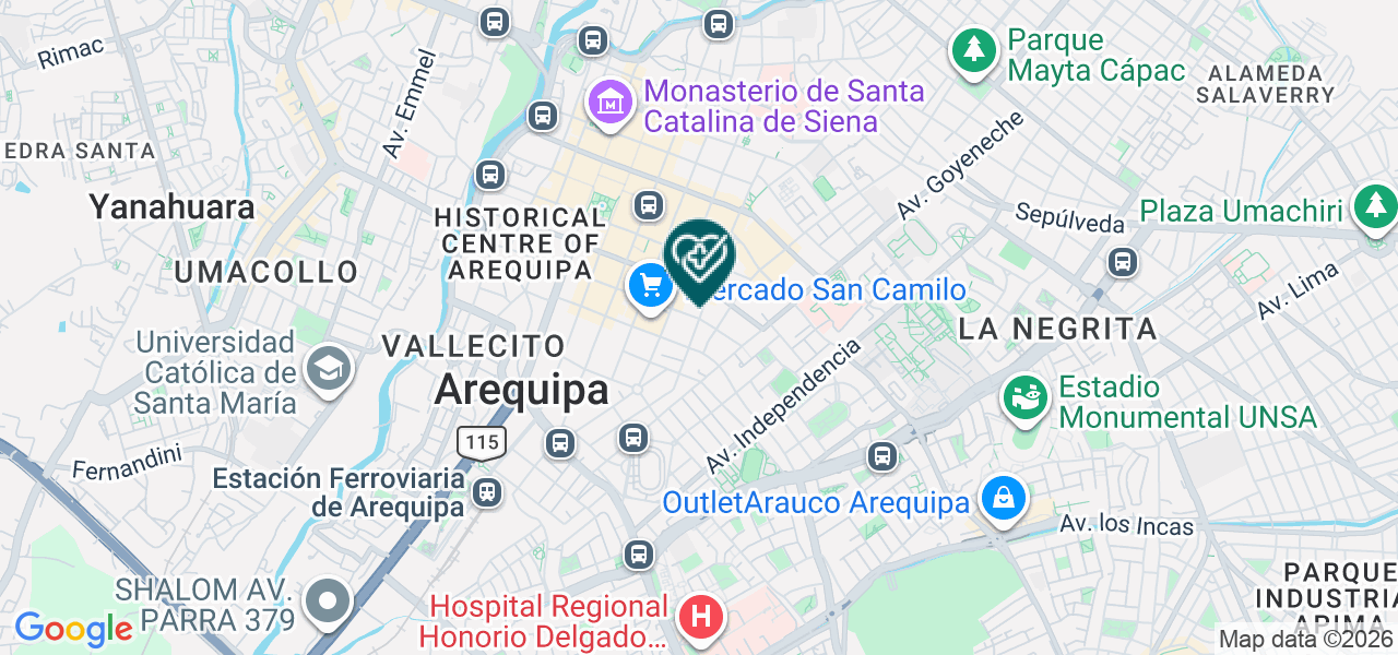 Mapa de Consultorio Obstetrico