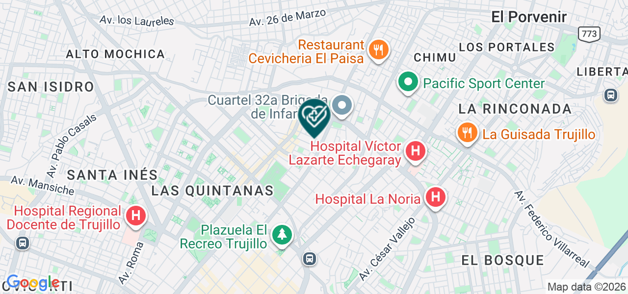 Mapa de Smq Quirumedic SAC