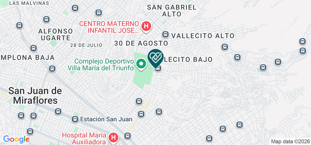 Mapa de Consultorio Dental Peruano Japones