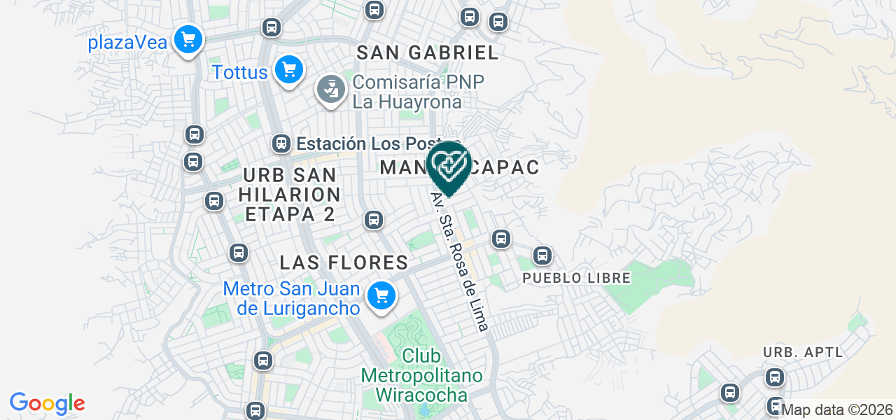 Mapa de Dental San Isidro