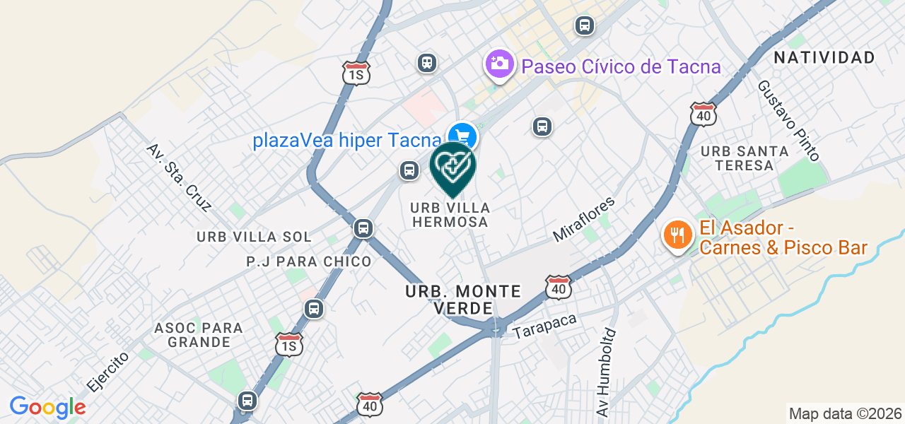 Mapa de Consultorio Dental Risu