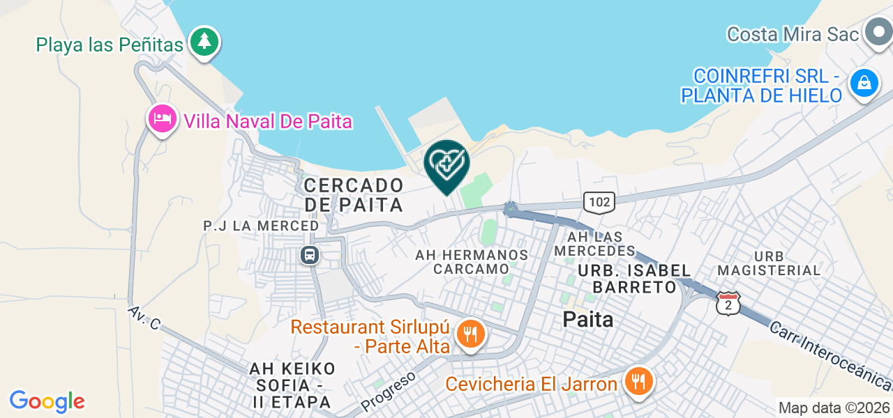 Mapa de Consultorio Medico Biovida
