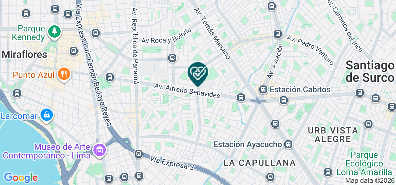 Mapa de Consultorio Estetica Laser
