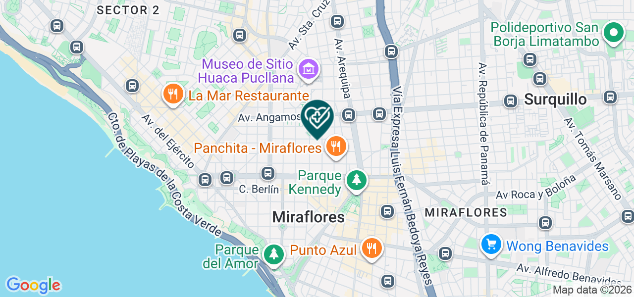 Mapa de Julia Barboza Dermatologa