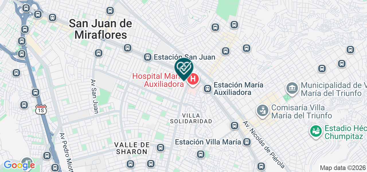 Mapa de Terapia Fisica San Juan