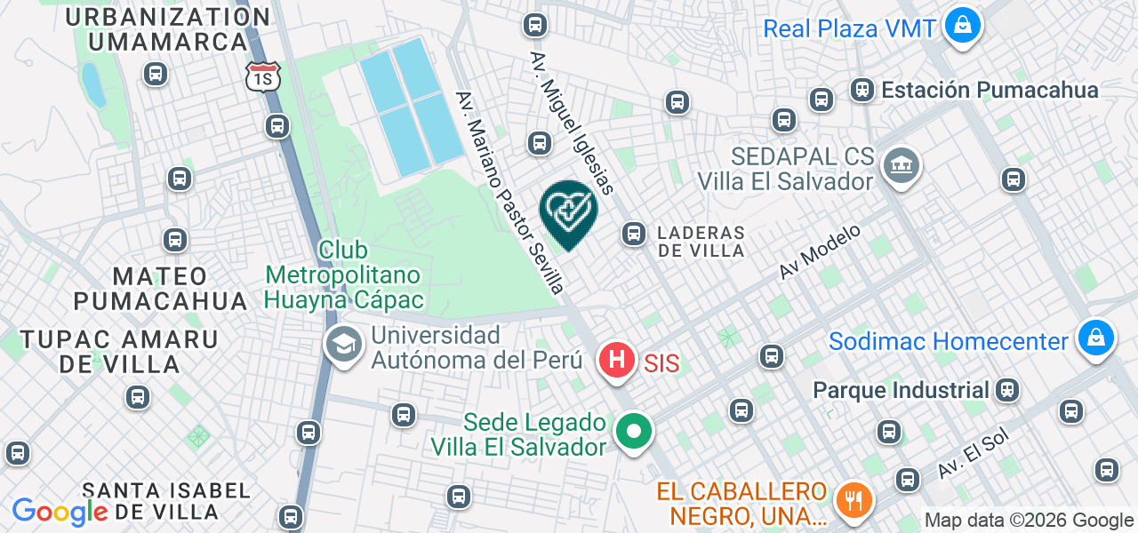 Mapa de Consultorio Odontologico Dentamedica