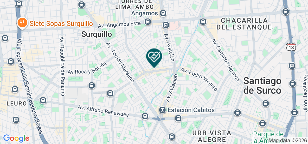 Mapa de Estetica Dental las Americas