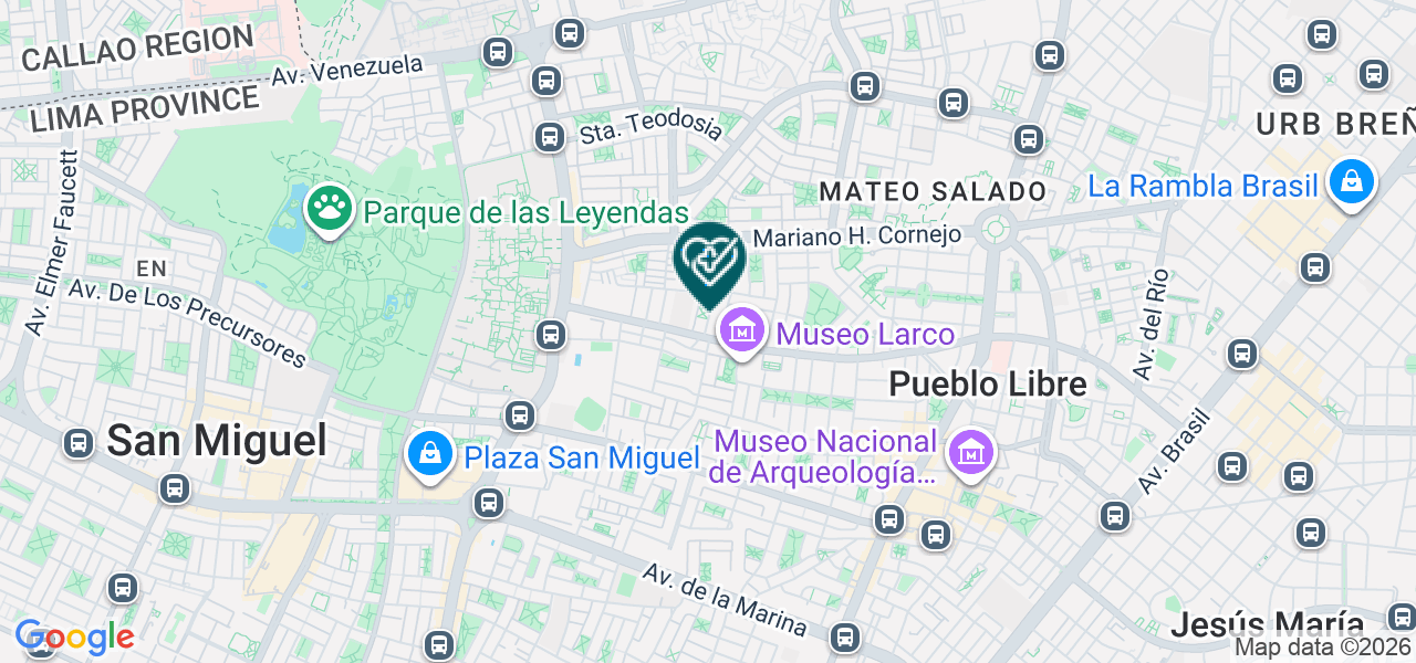 Mapa de Con Sentir Consultorio Psicológico