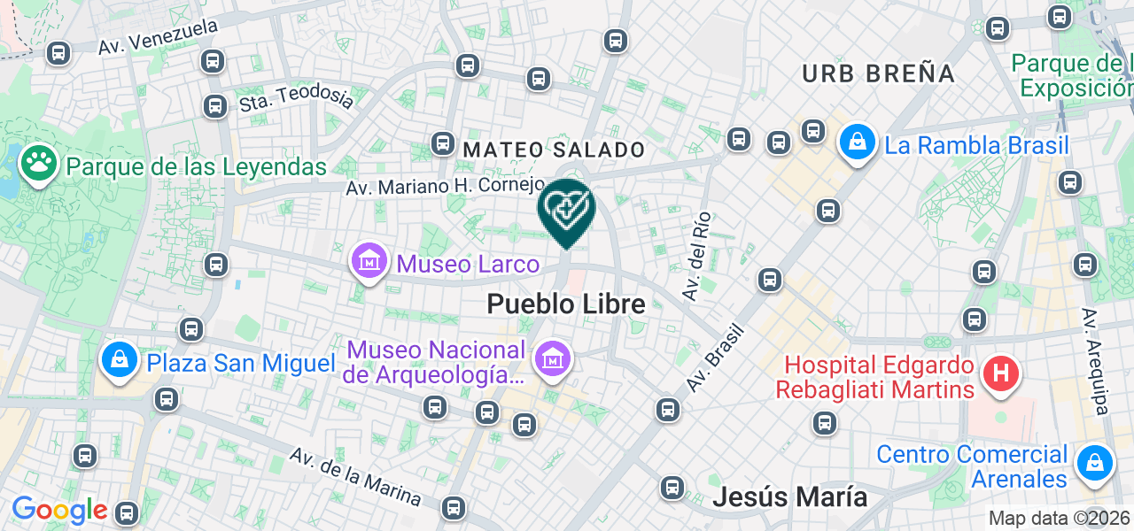 Mapa de Dr. Olaya S.A.C.