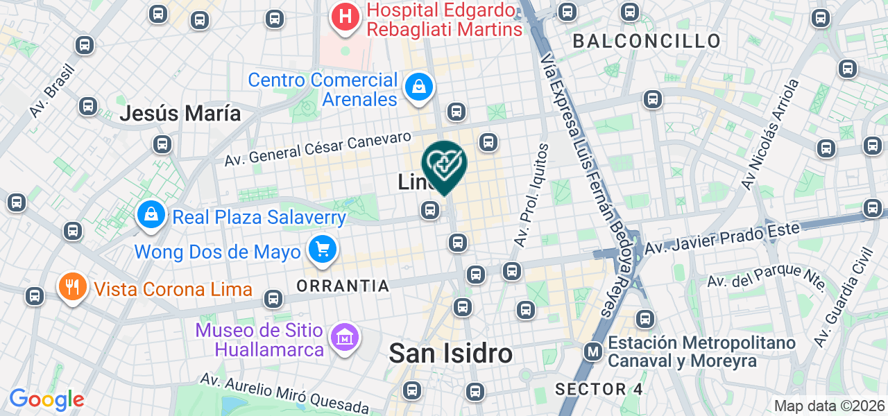 Mapa de Consultorio