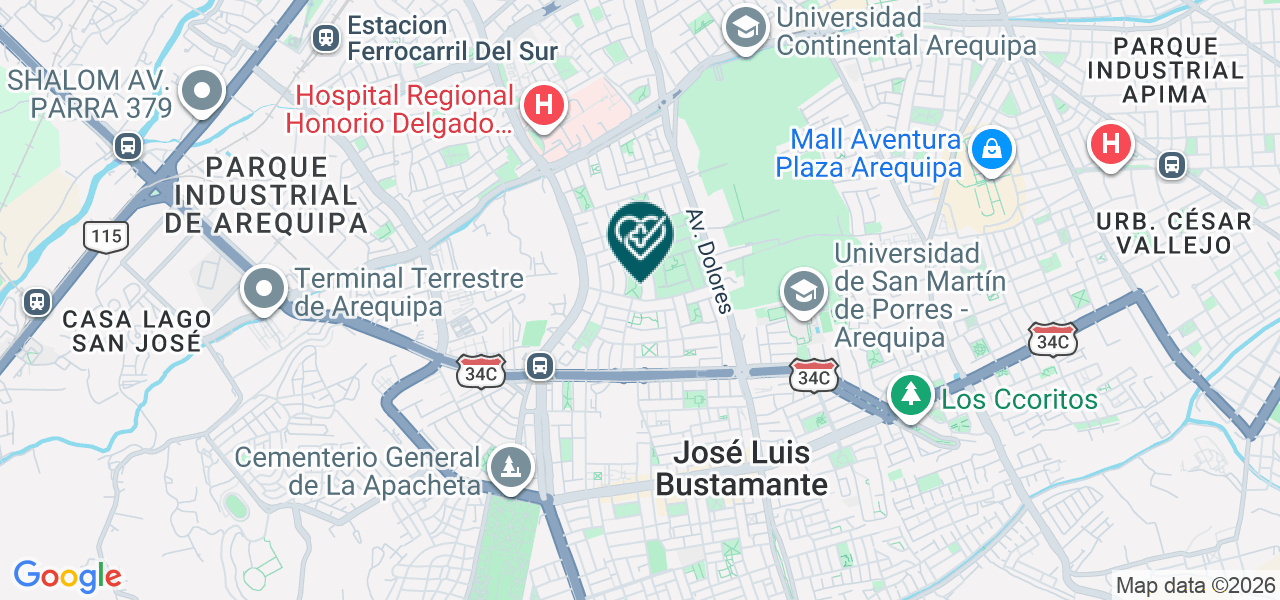 Mapa de Divino Niño Jesus Bendicenos S.R.L