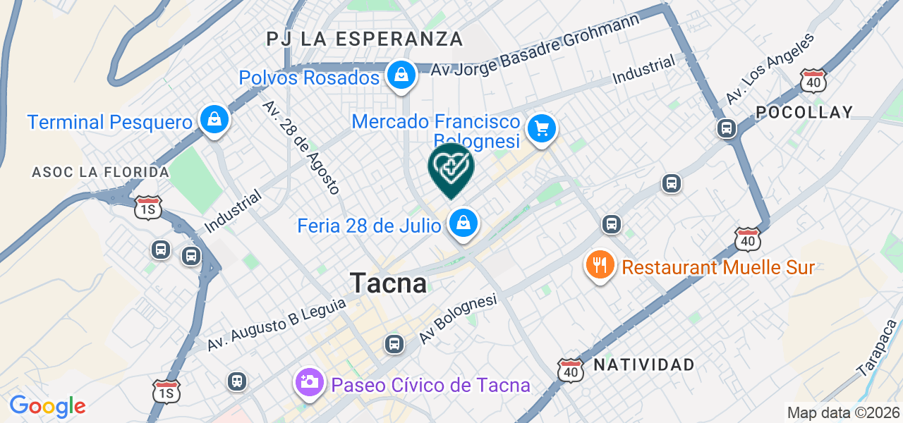 Mapa de Laboratorio Clinico Ross