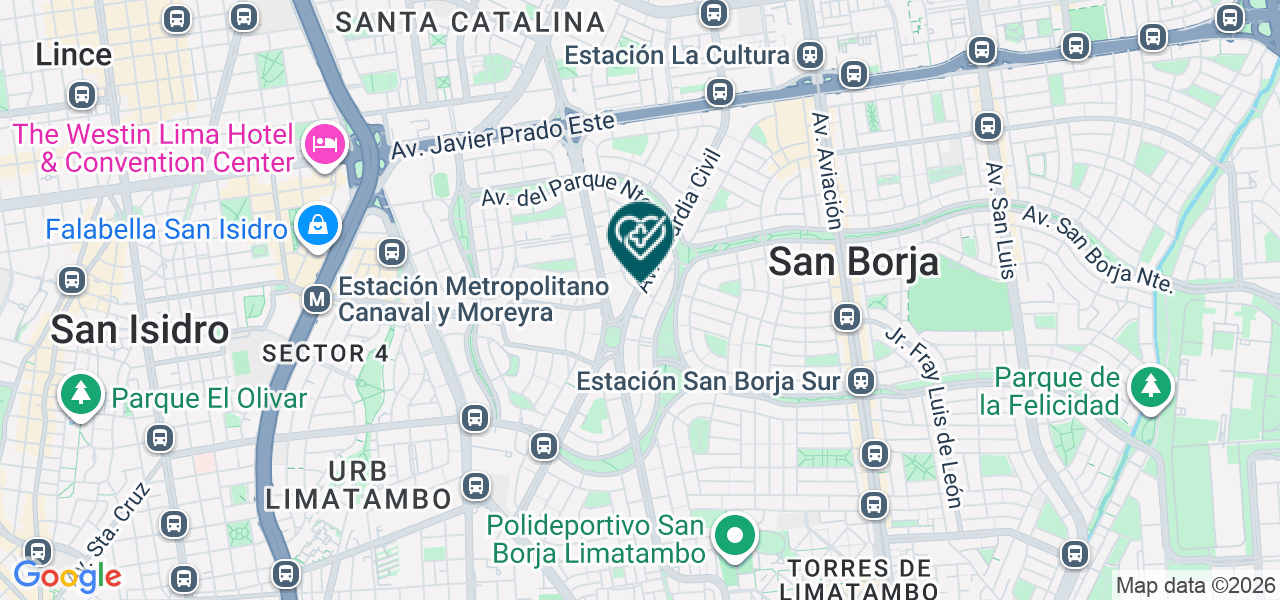Mapa de Centro de Medicina Fetal