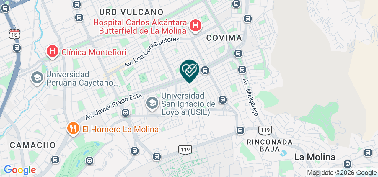 Mapa de Consultorio Dental Odontoline