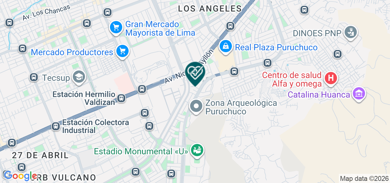 Mapa de Clinica Nizama SAC