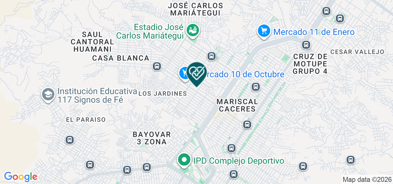 Mapa de Consultorio Obstetrico Odontologico San Judas Tadeo