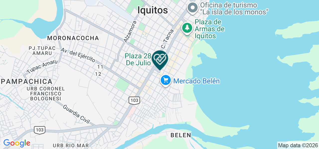 Mapa de Centro Medico Iquitos E.I.R.L.