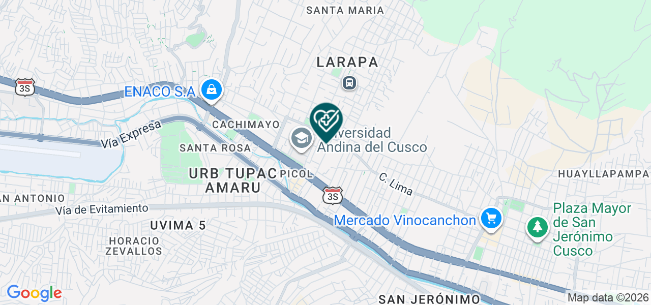 Mapa de Dr Wilfredo Villamonte