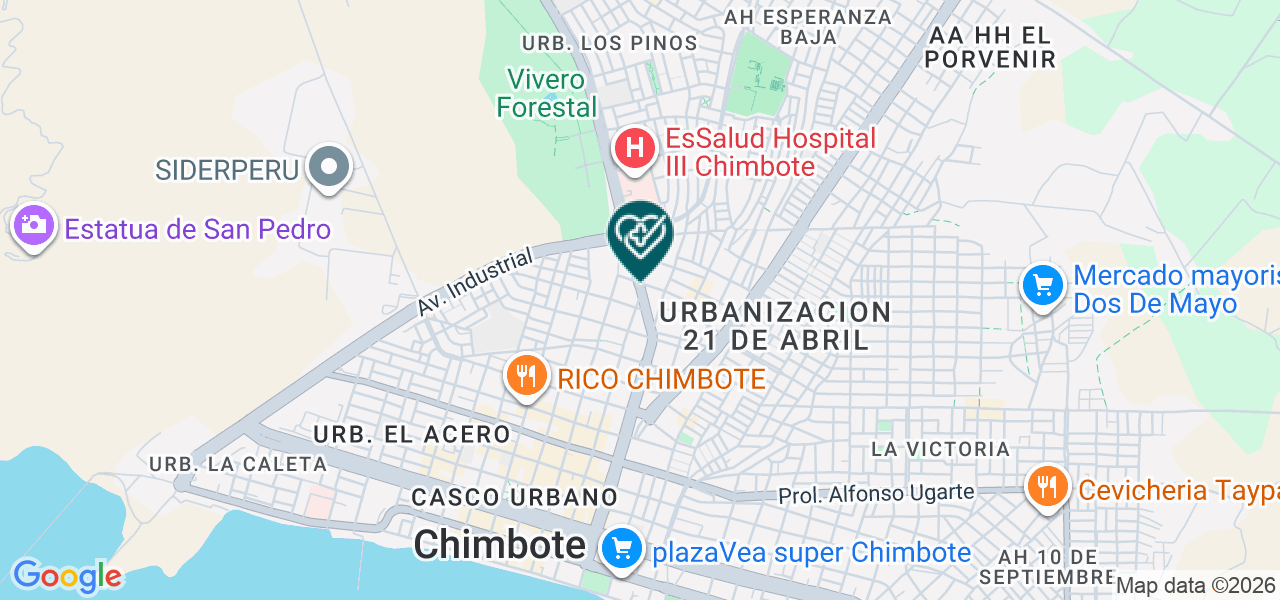 Mapa de Consultorio Medico Silva