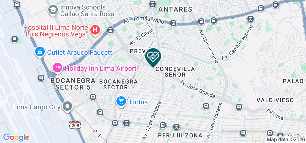 Mapa de Consultorios San Juan