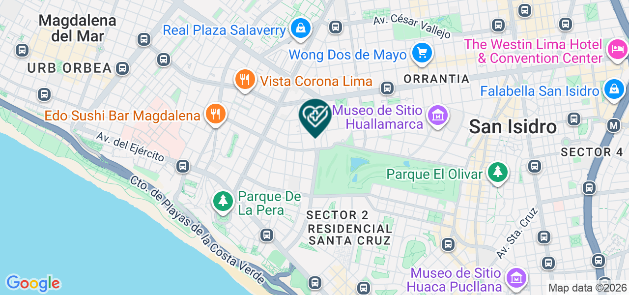 Mapa de Precisa Laboratorio Clínico
