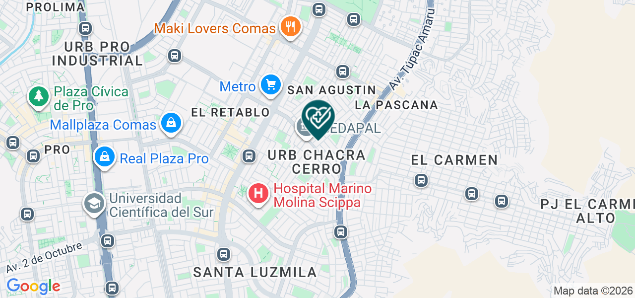 Mapa de Abraham Laureano Zuñiga
