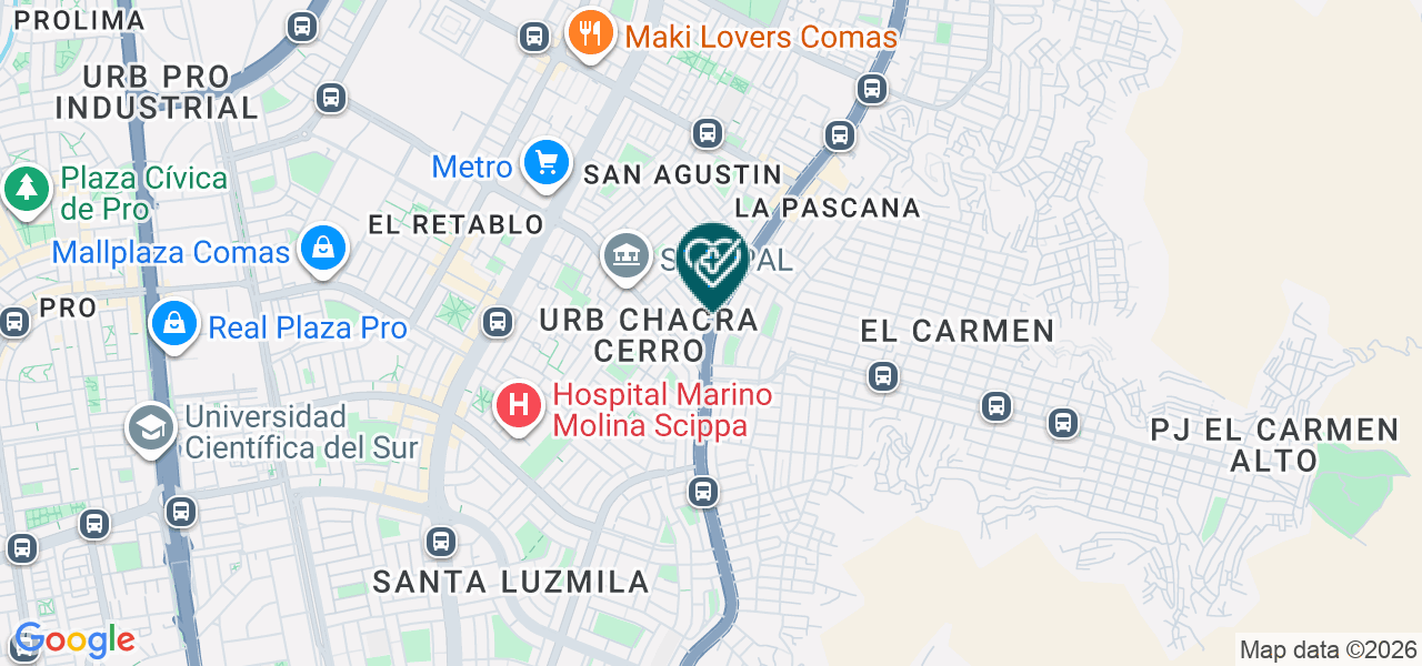 Mapa de A&e Santos EIRL