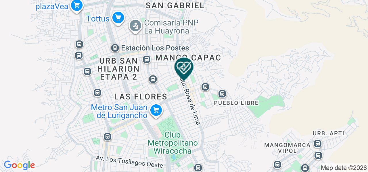 Mapa de Angeldent