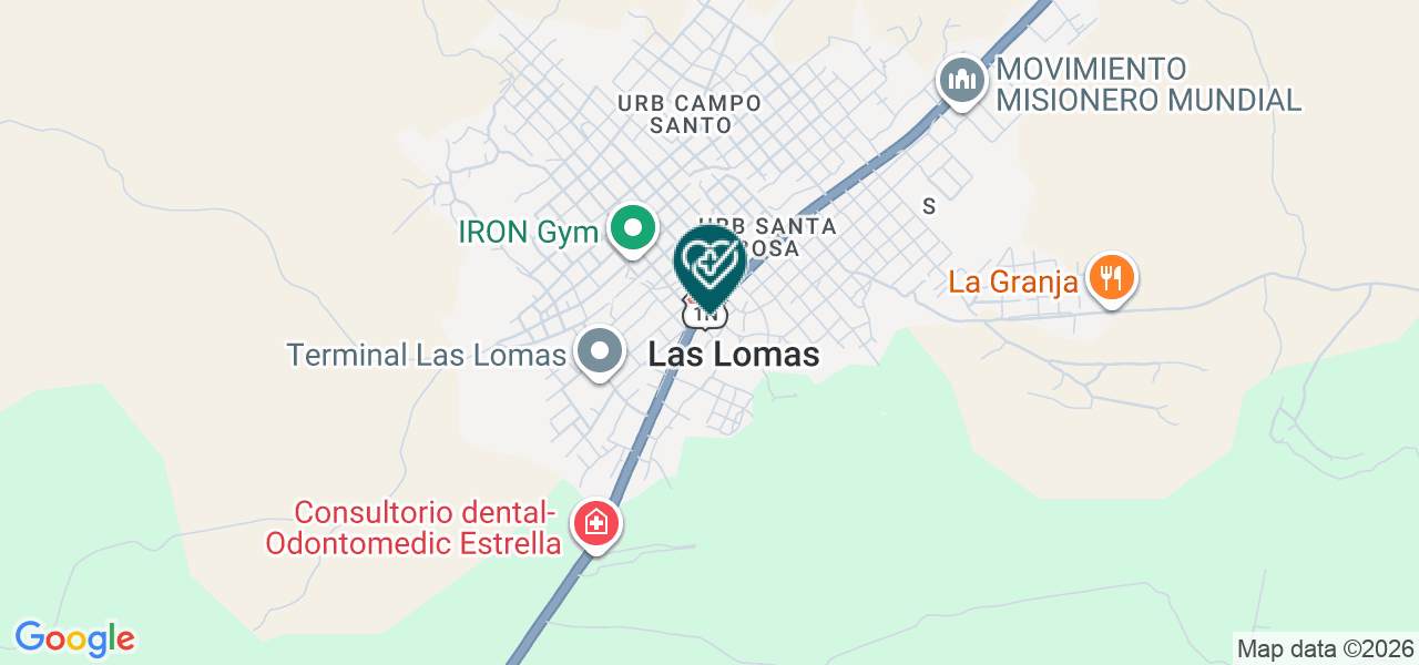 Mapa de Centro Dental Sonrisas S.A.C