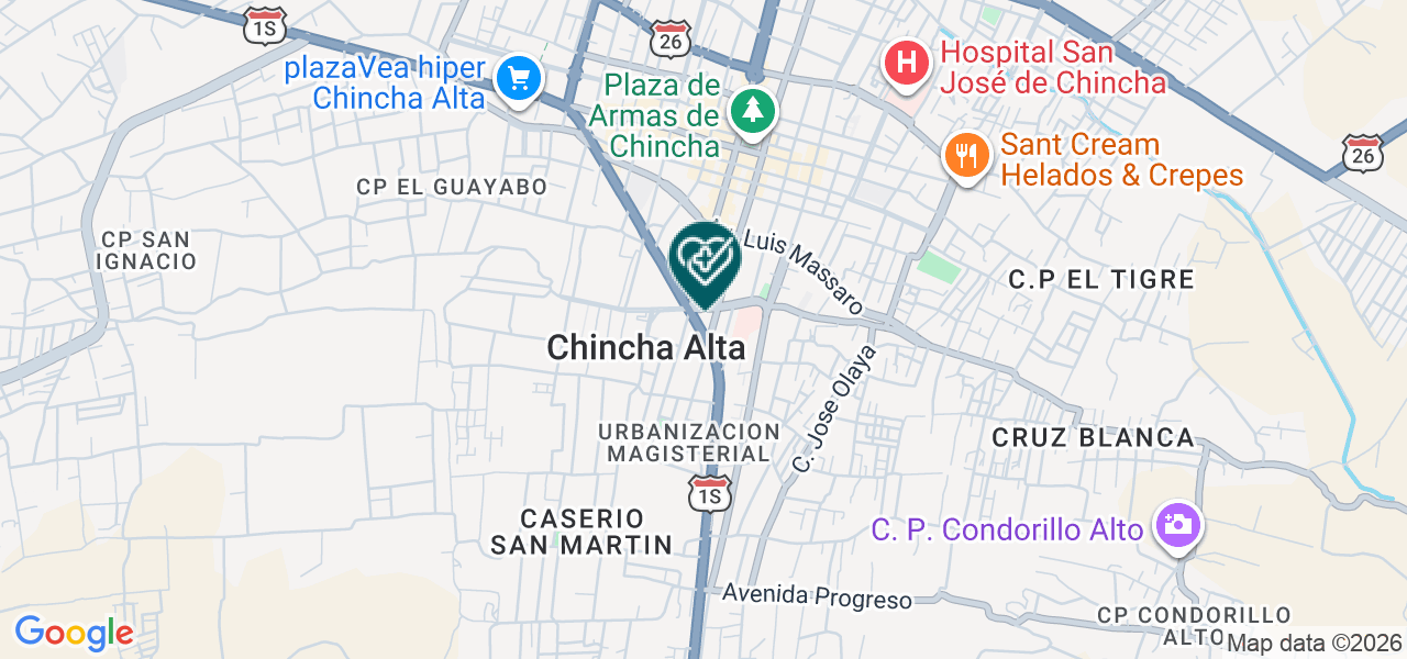 Mapa de Clinica Gaxay
