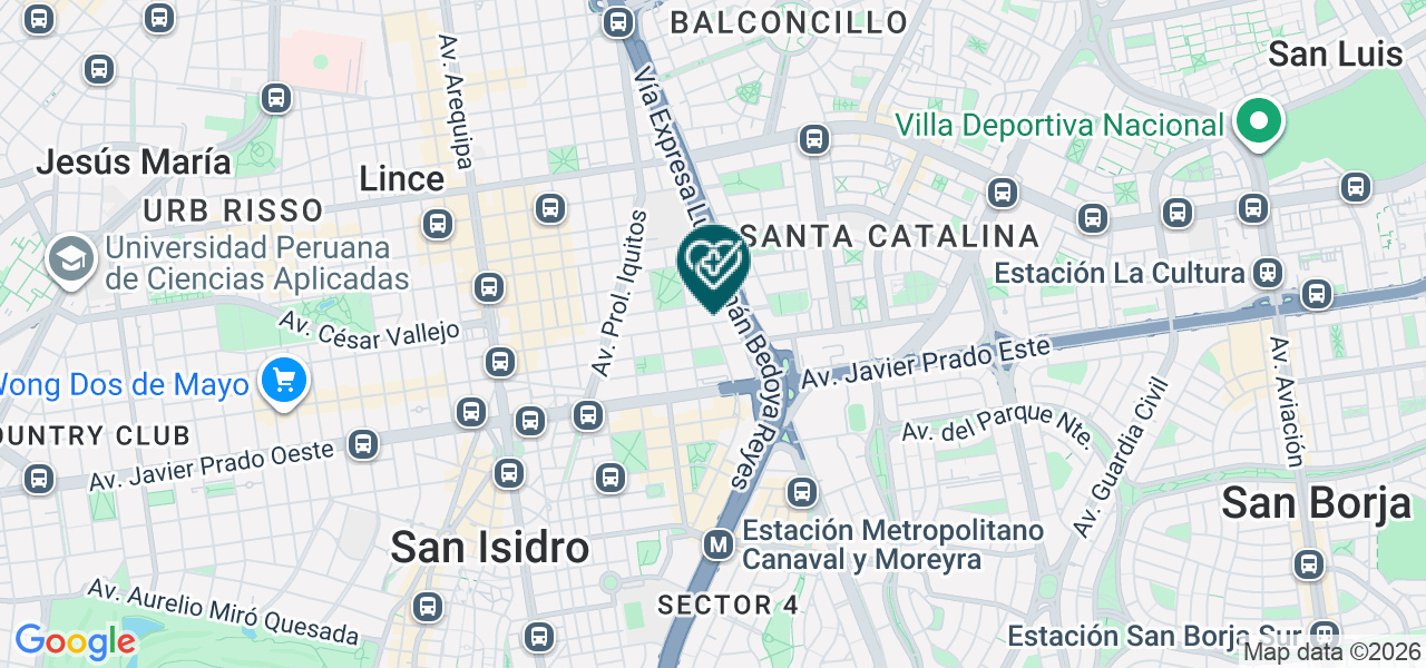 Mapa de Clinica Laser
