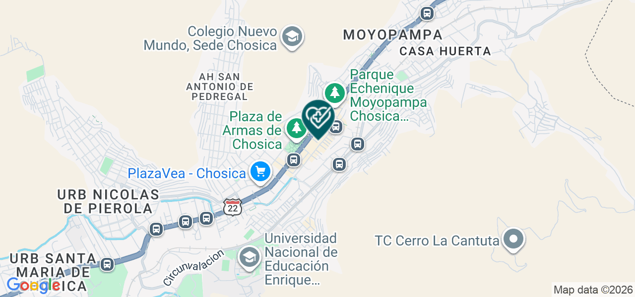 Mapa de Dental Providencia