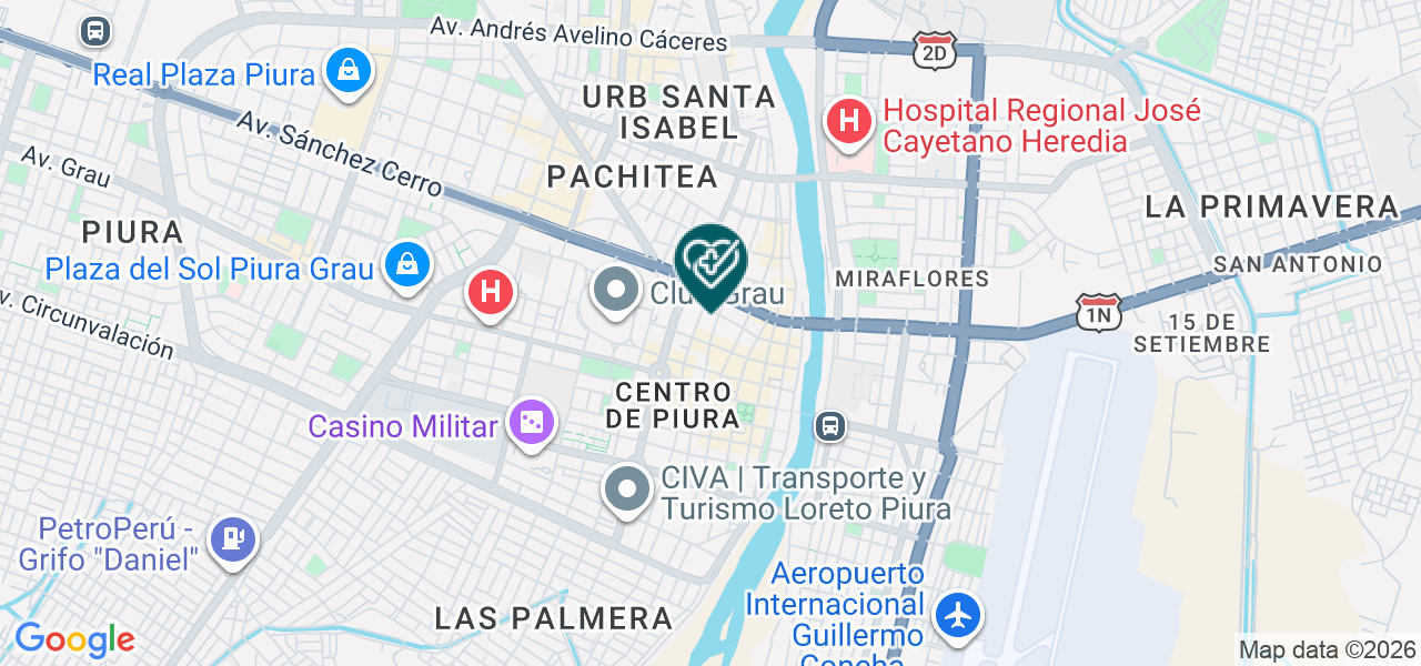 Mapa de Centro Dental Vicus