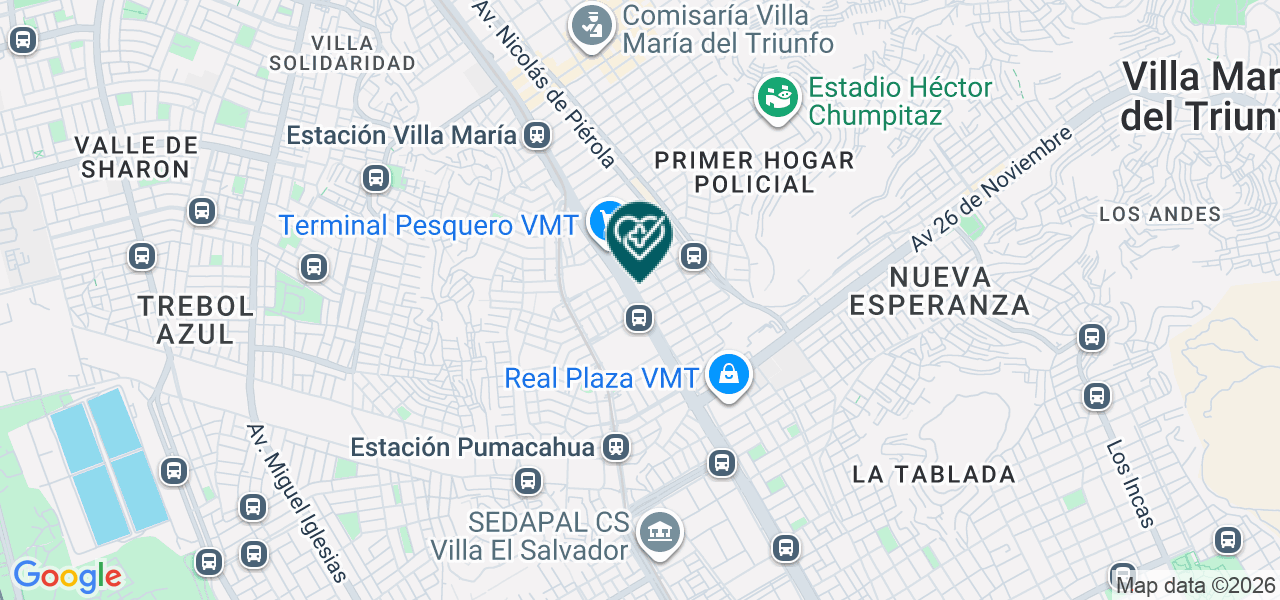 Mapa de Casa del Pueblo