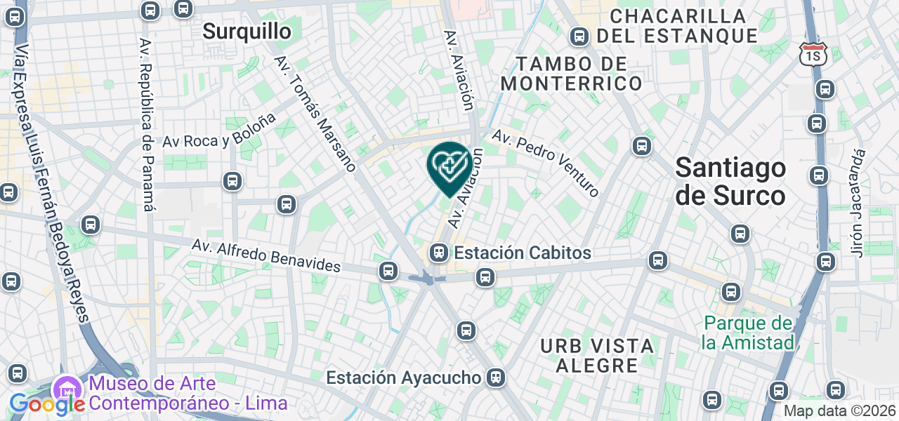 Mapa de Medicos Salud Union en Alerta S.A.C.