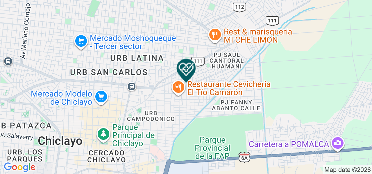 Mapa de Centro Medico