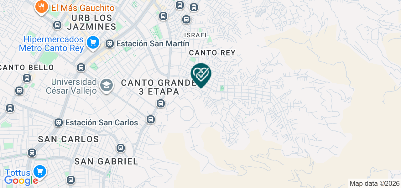 Mapa de Gamadent