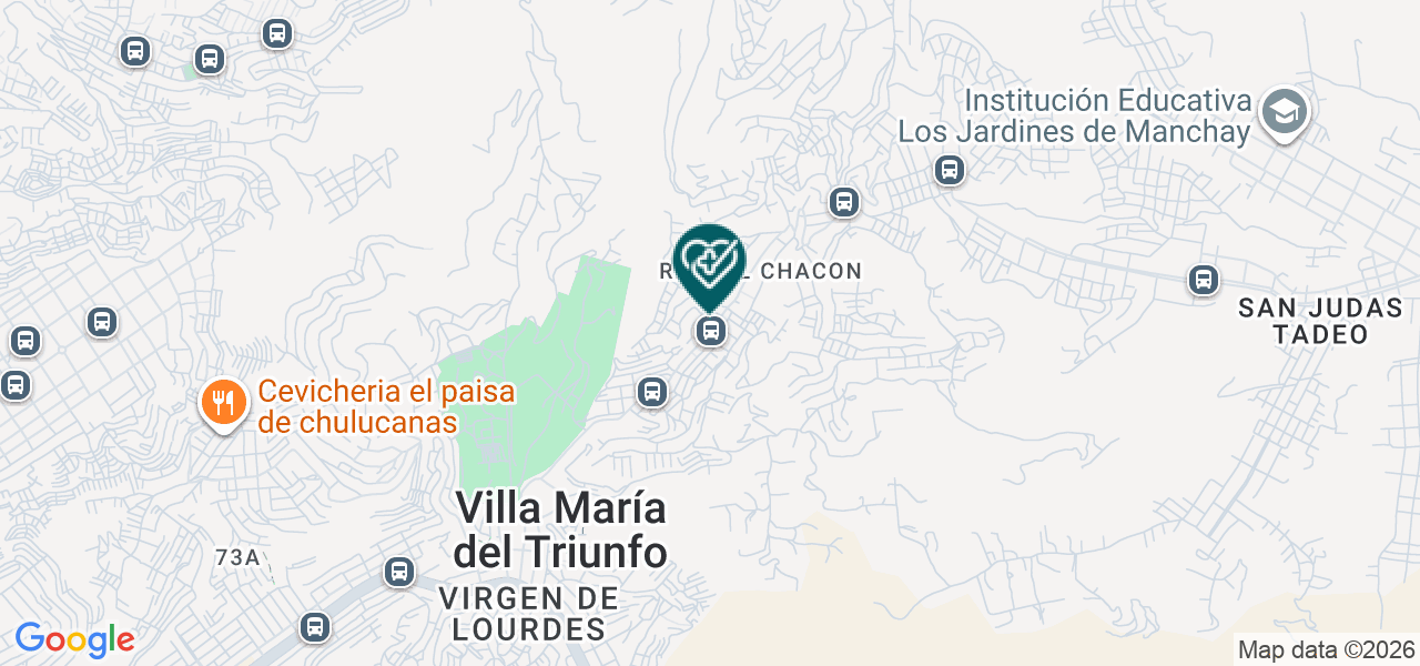 Mapa de Centro Medico la Trinidad
