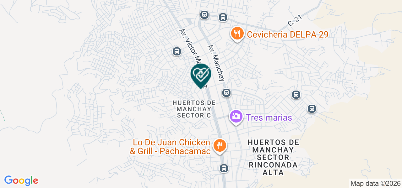 Mapa de Consultorio Solidario