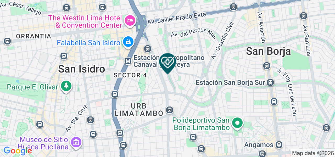 Mapa de Clinica Arroyo - Consultorio Externo