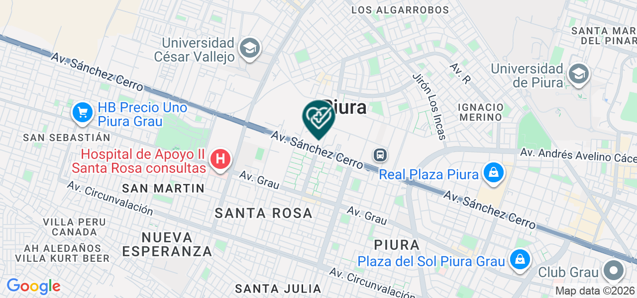 Mapa de Clinica Dental Perudent