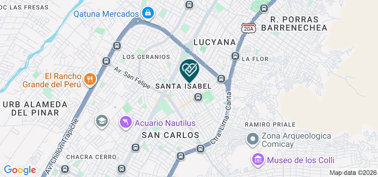 Mapa de Quality Dental