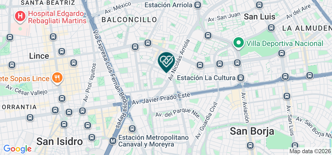 Mapa de Health And Safety Occupational S.A.C.