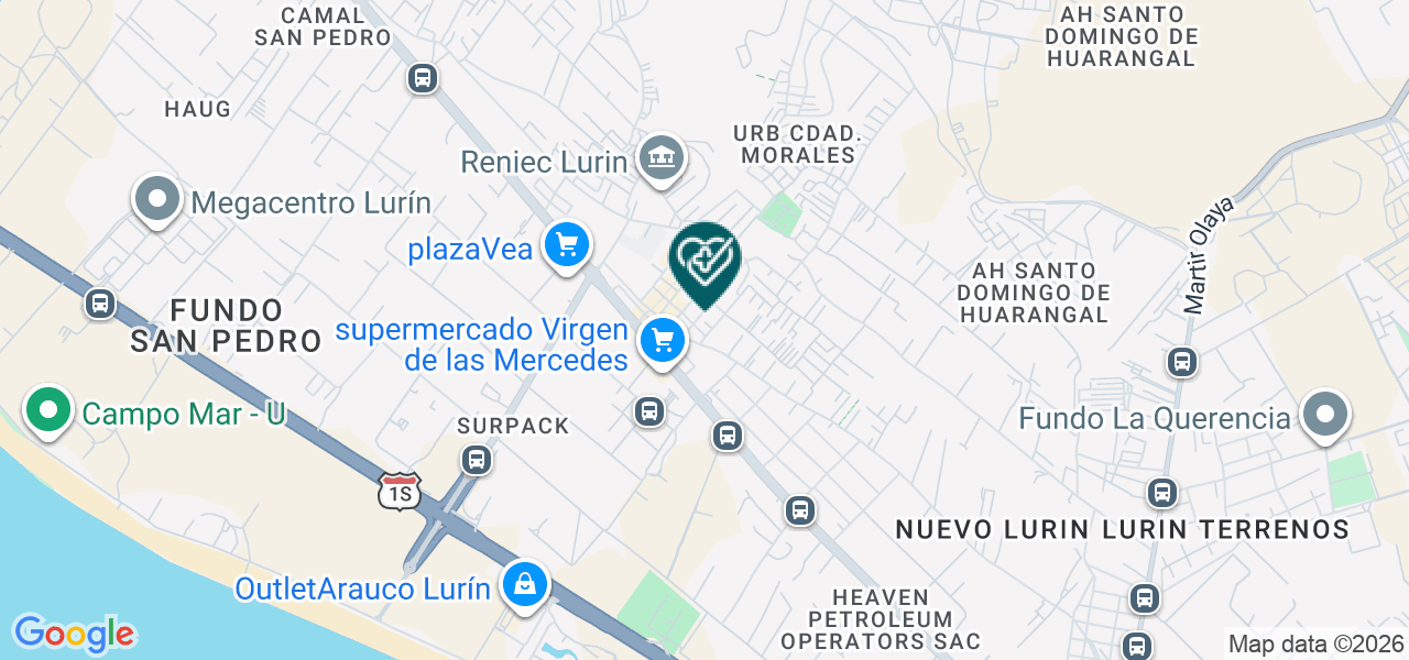 Mapa de Consultorio Médico Dr. Reyes