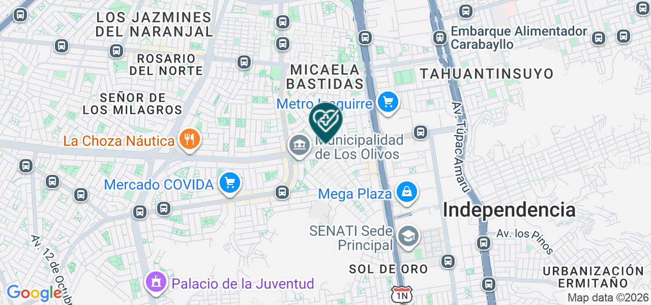 Mapa de Imaging Dental X SRL