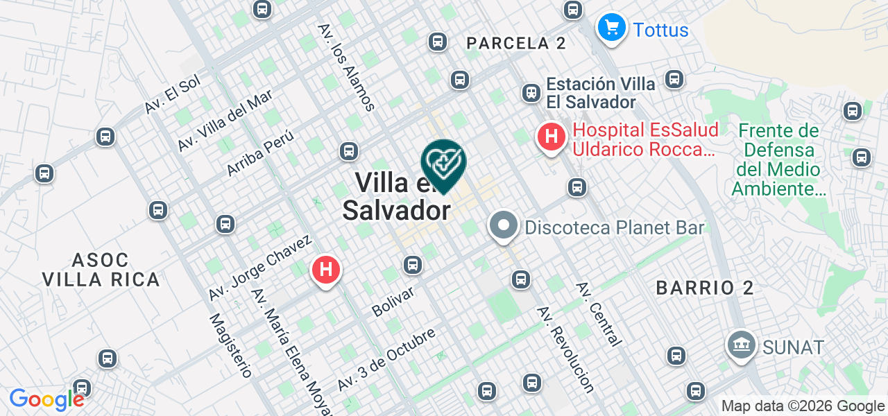 Mapa de Clinica Dental Den S.A.C.