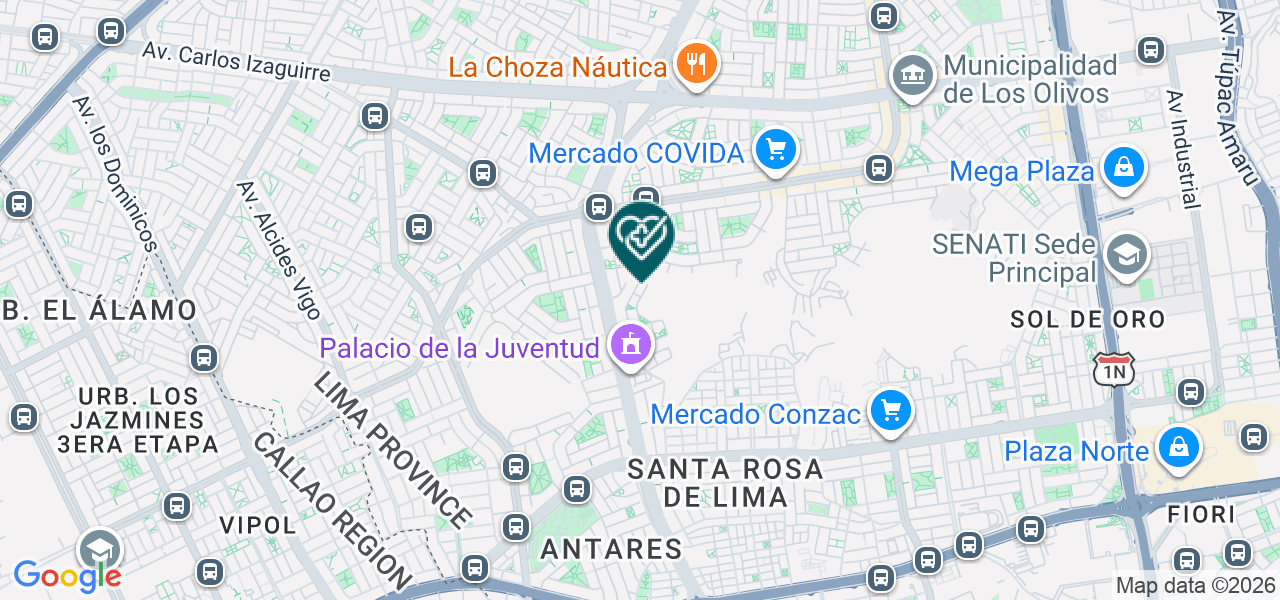Mapa de Oral Dent Especialidades Odontologicas E.I.R.L.