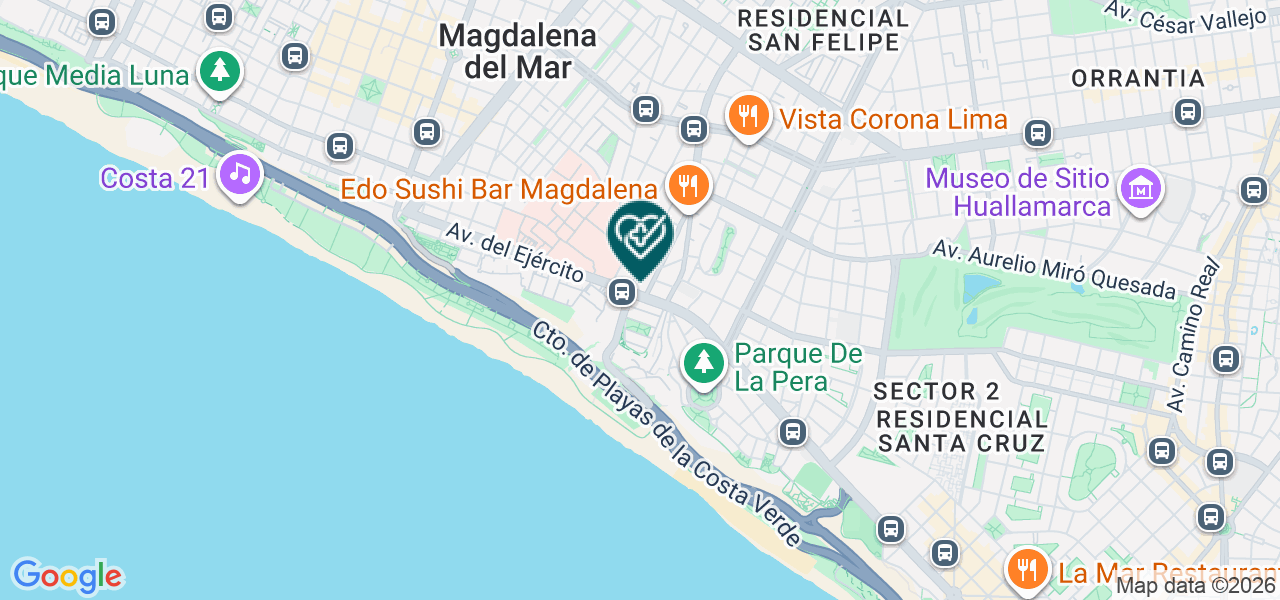 Mapa de Clinica Marbella
