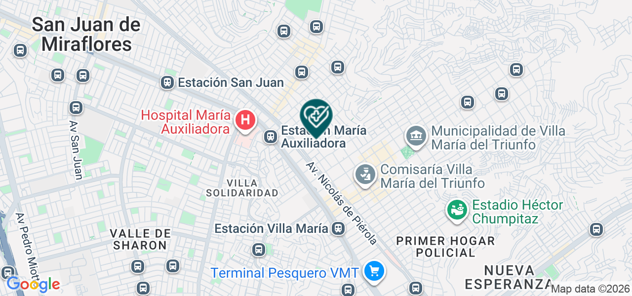 Mapa de Ecosono Salud E.I.R.L
